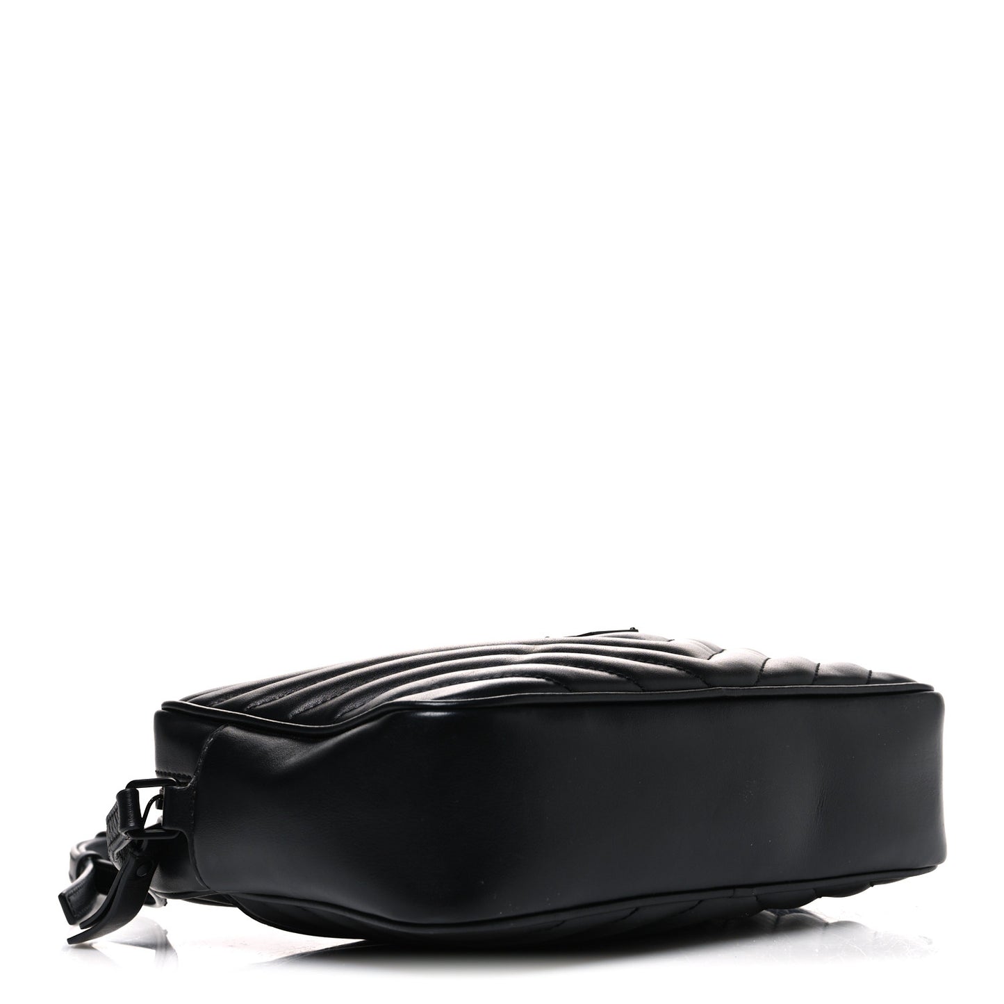 Calfskin Matelasse Monogram Monochrome Lou Camera Bag Black