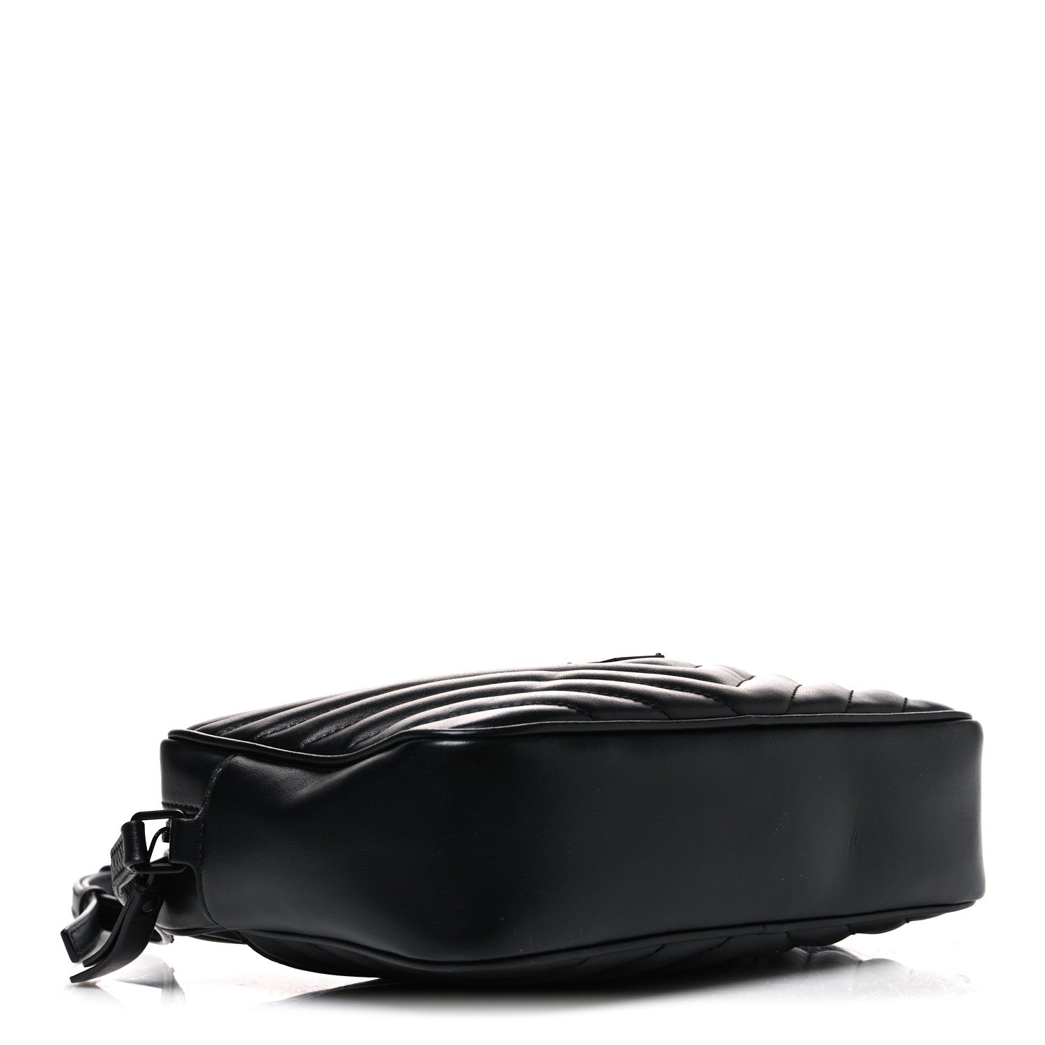 Saint Laurent Calfskin Matelasse Monogram Monochrome Lou Camera Bag Black 4 of 11