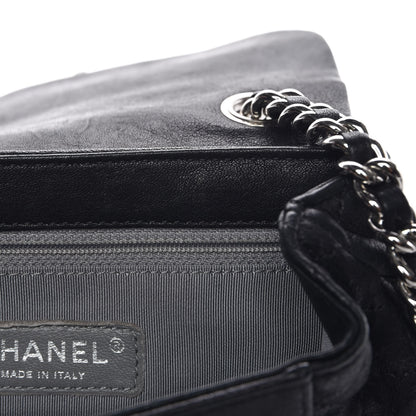 Chanel Washed Lambskin Quilted Mini Chain Around Flap Black 8 of 12