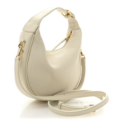 Celine Supple Grained Calfskin Teen Lulu Shoulder Bag Rice 3 of 14