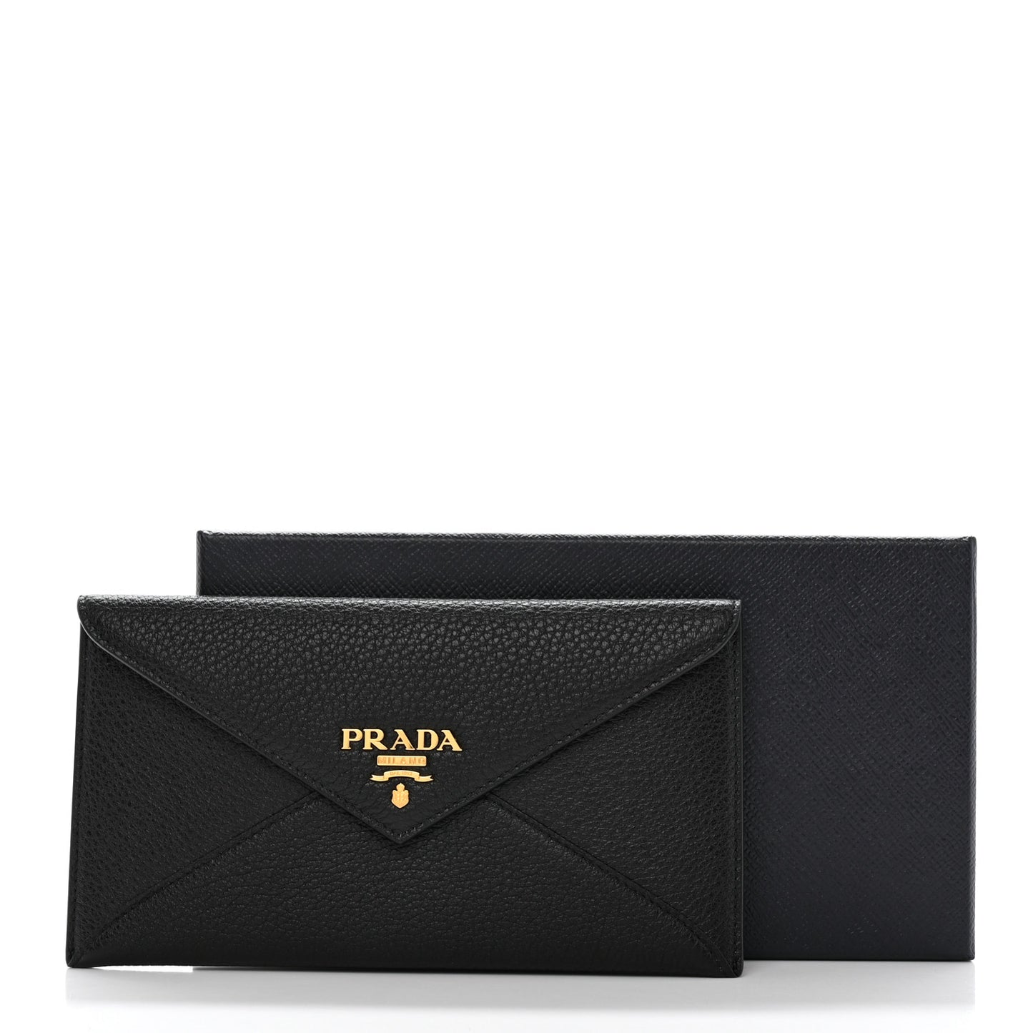 Vitello Daino Envelope Wallet Black