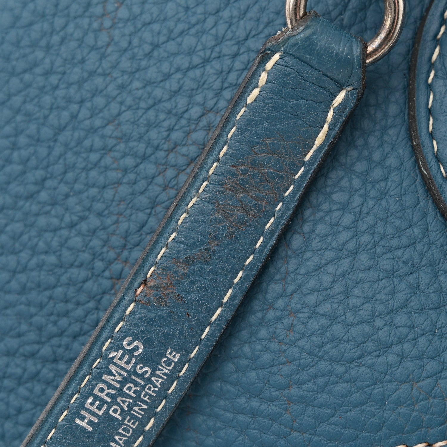 Hermes Taurillon Clemence Bolide 35 Bleu Agate 22 of 23