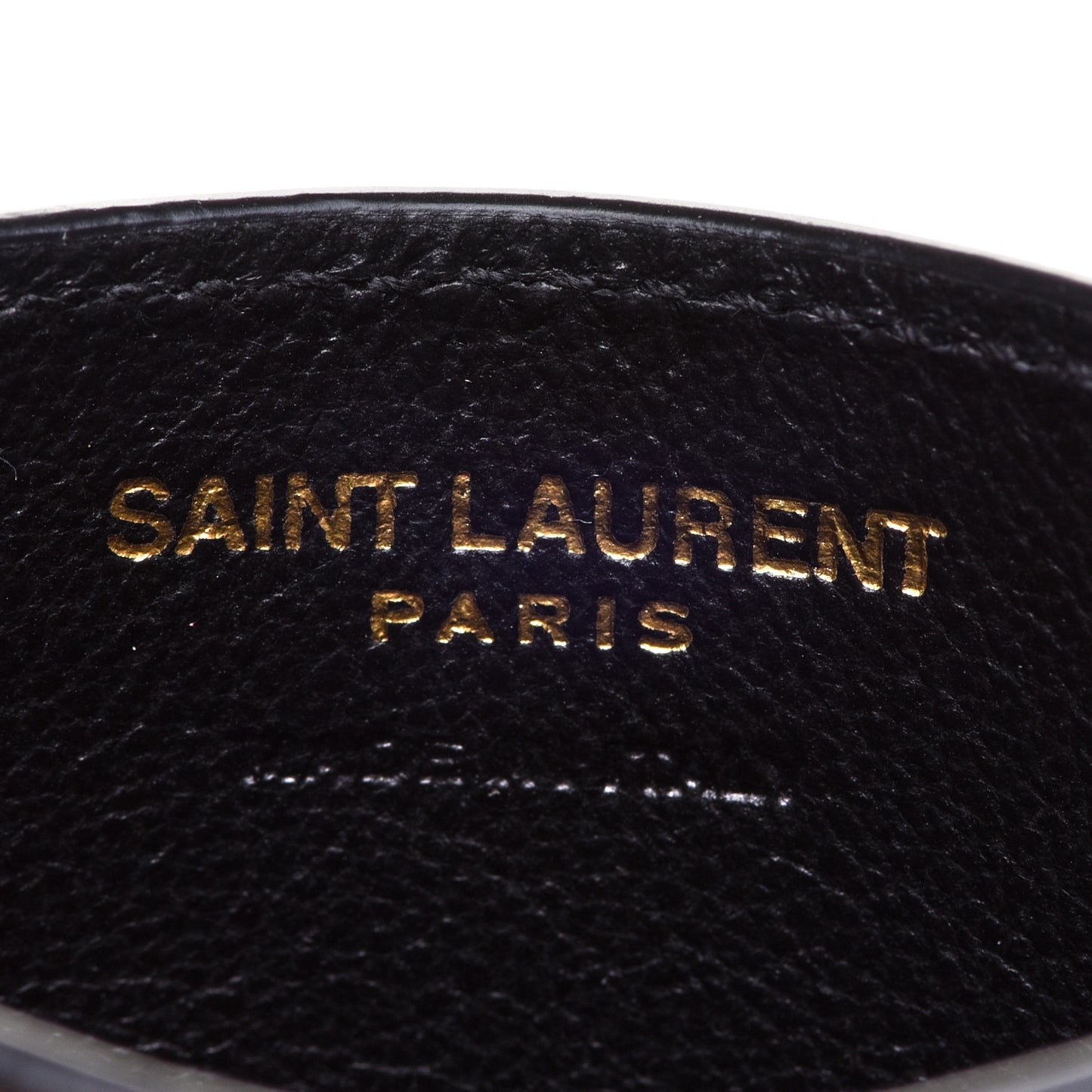 Grain De Poudre Matelasse Chevron Monogram Credit Card Case Black