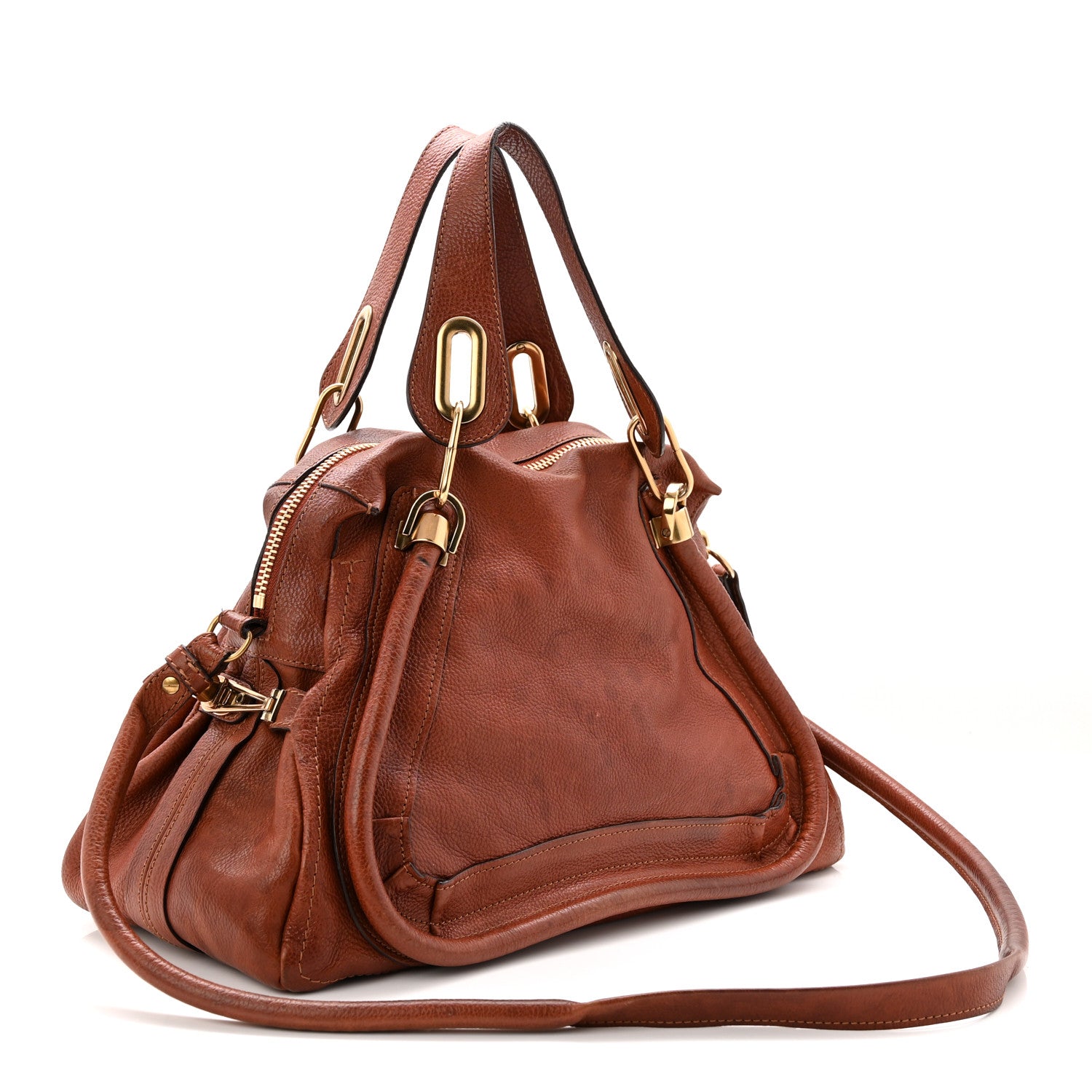 Chloe Calfskin Medium Paraty Brown Delight 3 of 11
