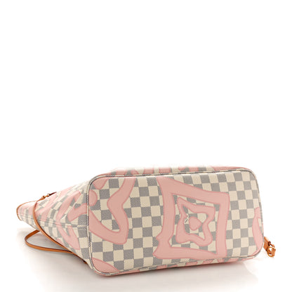 Louis Vuitton Damier Azur Tahitienne Neverfull MM 5 of 11