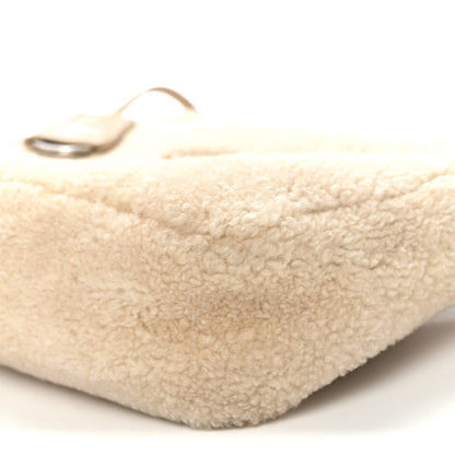 Prada Shearling Mini Re-Edition 2000 Bag Ecru 10 of 10