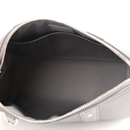 Louis Vuitton Grained Calfskin Aerogram City Keepall Gris 5 of 8