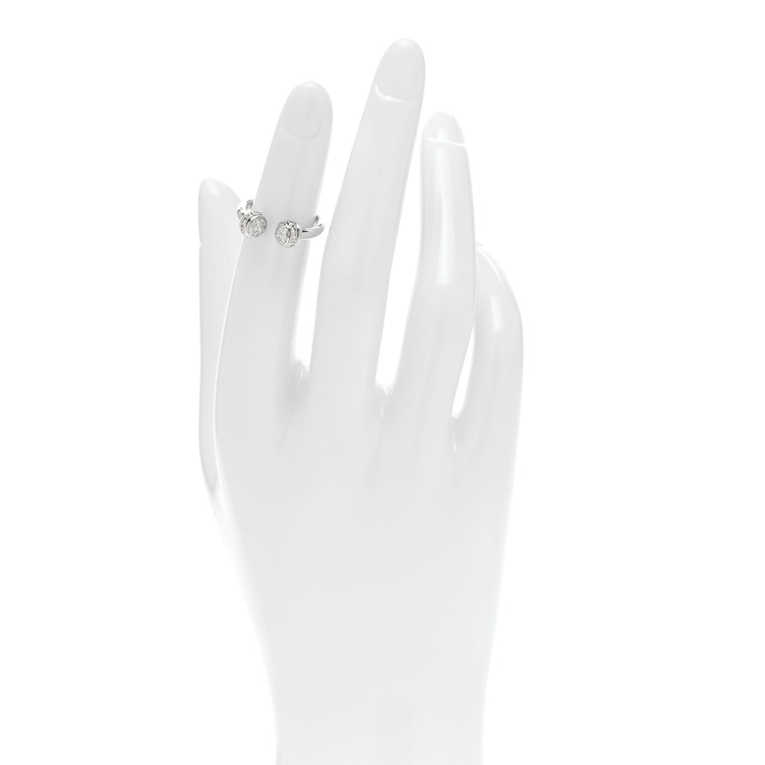 Piaget 18K White Gold Diamond Possession Open Ring 50 5.5 2 of 5