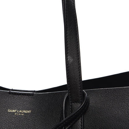 Saint Laurent Calfskin Large Shopping Tote Black 10 of 10