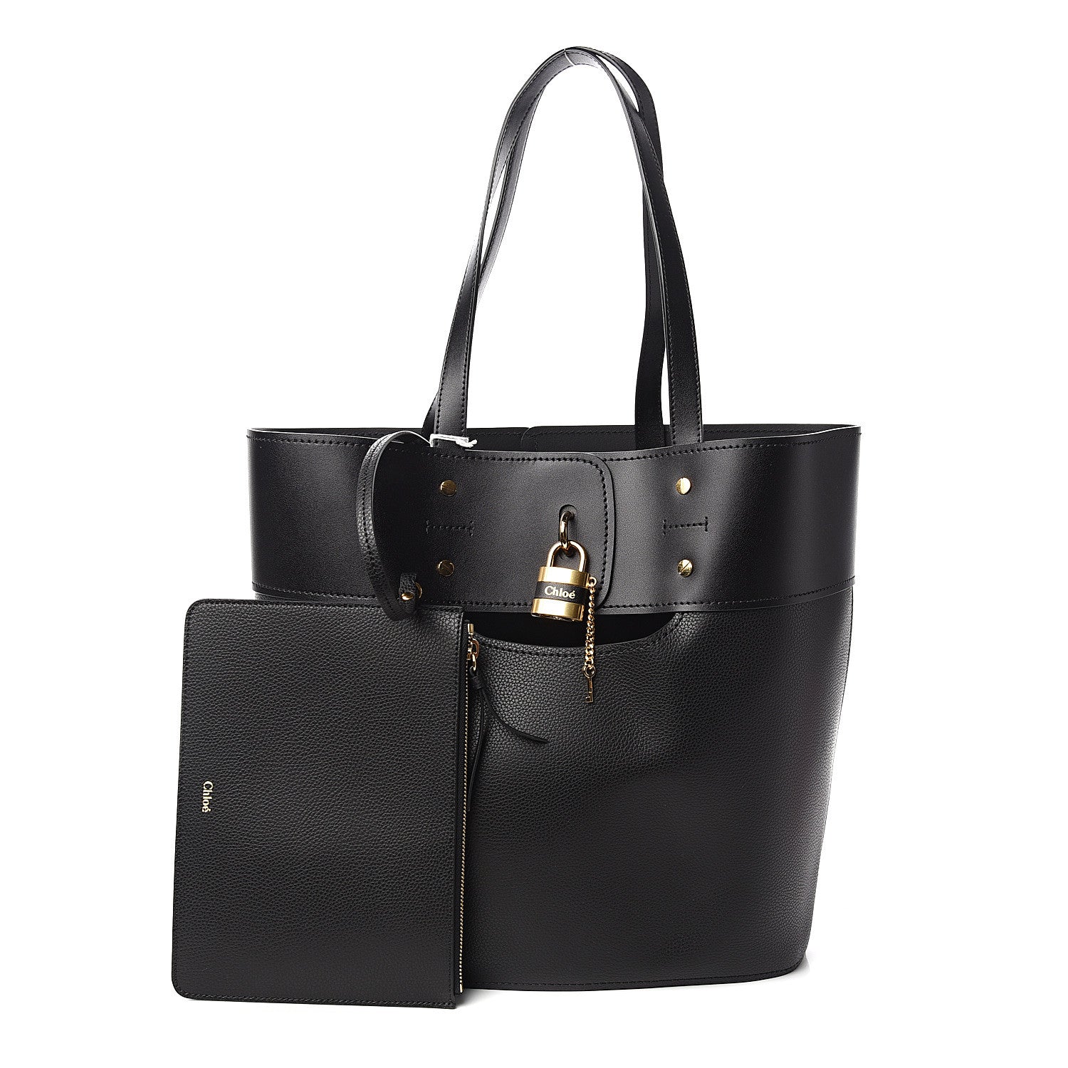 Chloe Smooth Grained Calfskin Medium Aby Tote Black 1 of 9