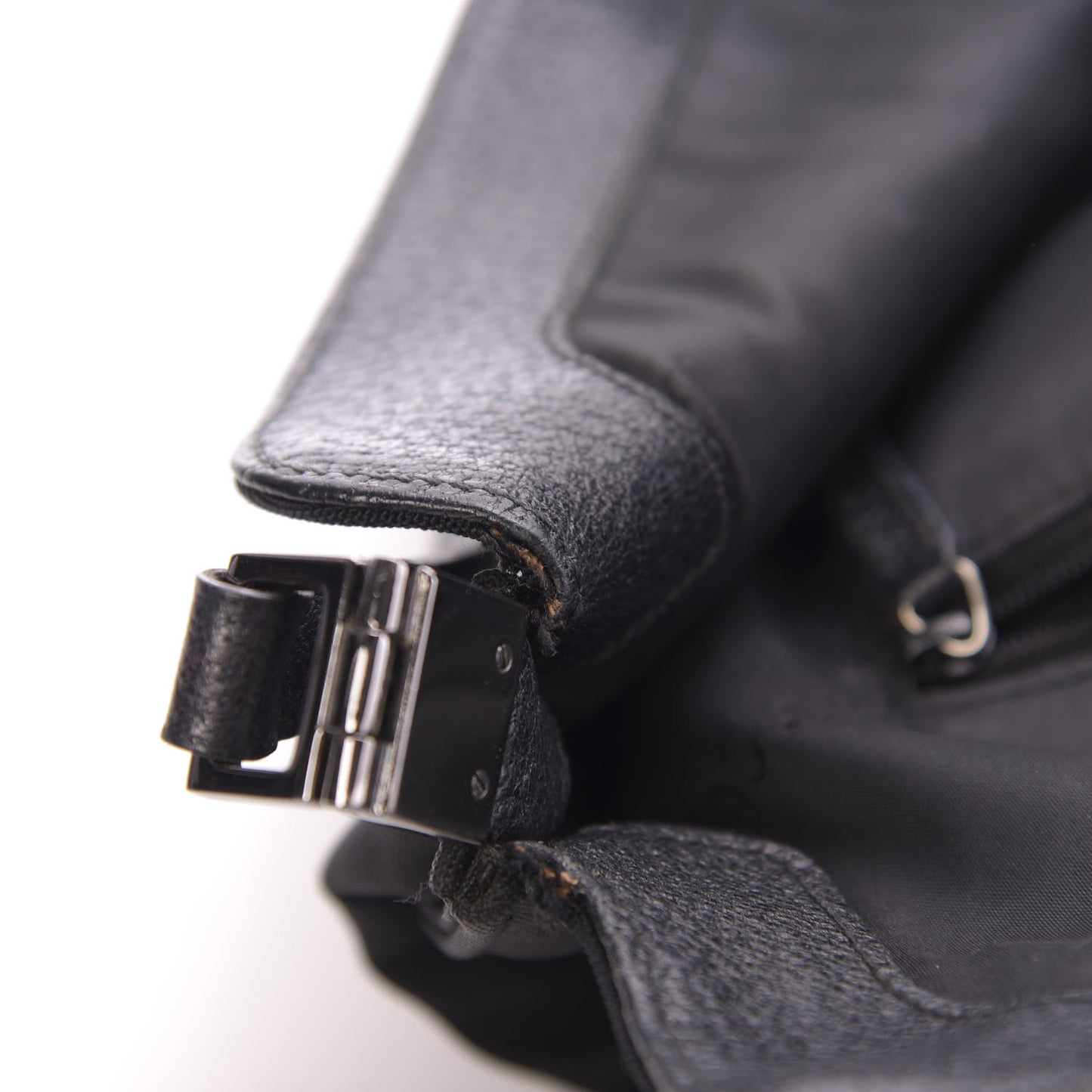 Nylon Shoulder Bag Black