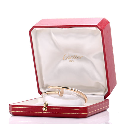 Cartier 18K Yellow Gold Diamond Juste Un Clou Bracelet 17 5 of 5