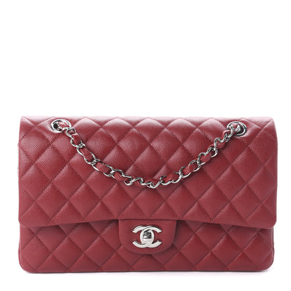 Chanel Caviar Quilted Medium Double Flap Red 1 of 14