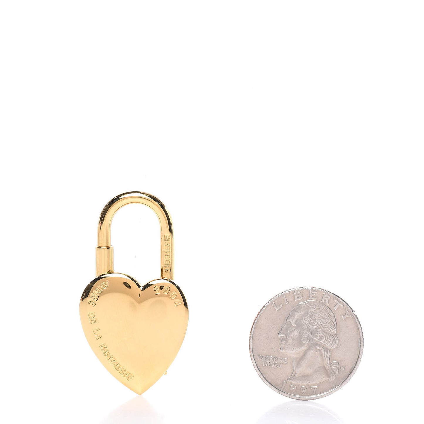 Annee De La Fantaisie Heart Cadena Lock Gold