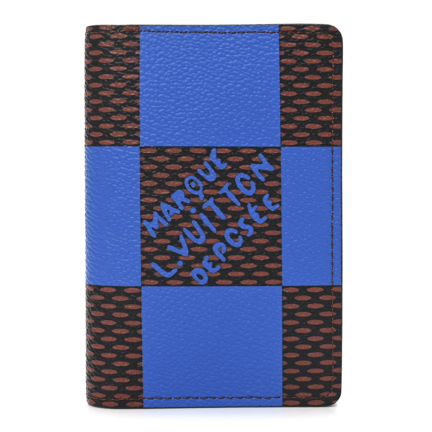 Louis Vuitton Damier Pop Pocket Organizer Blue 1 of 7
