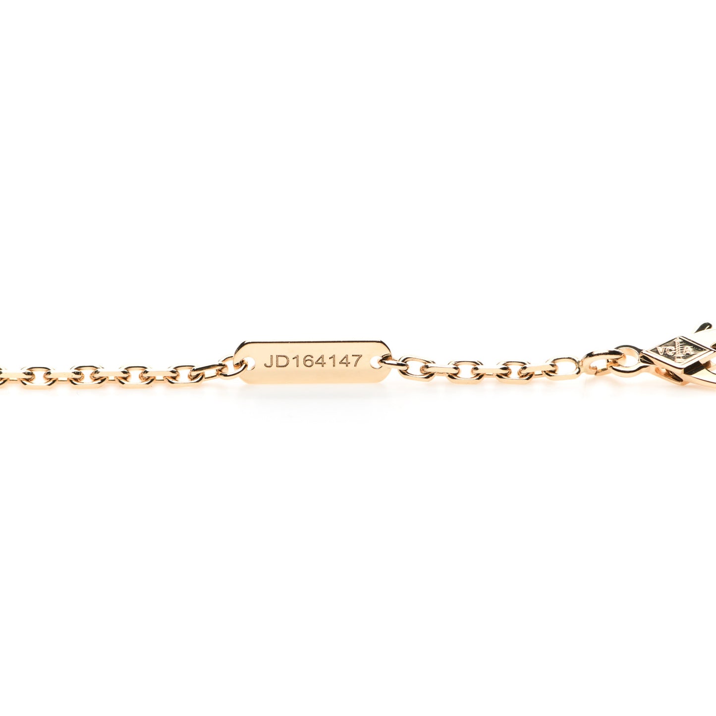 18K Yellow Gold Guilloche Magic Alhambra Long Necklace