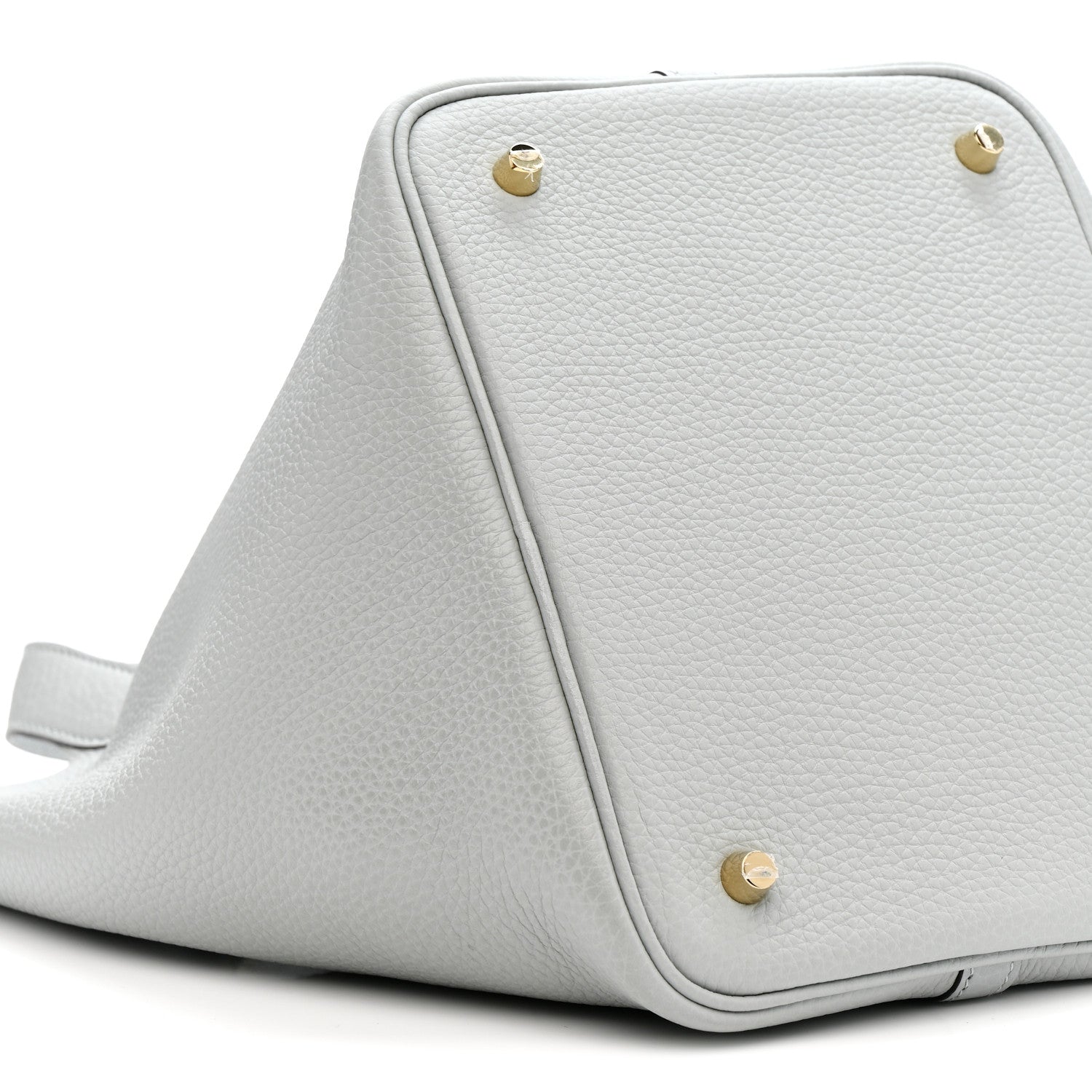 Hermes Taurillon Clemence Picotin Lock 22 MM Gris Platine 9 of 13