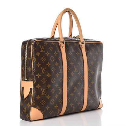 Louis Vuitton Monogram Porte Documents Voyage Briefcase 3 of 9