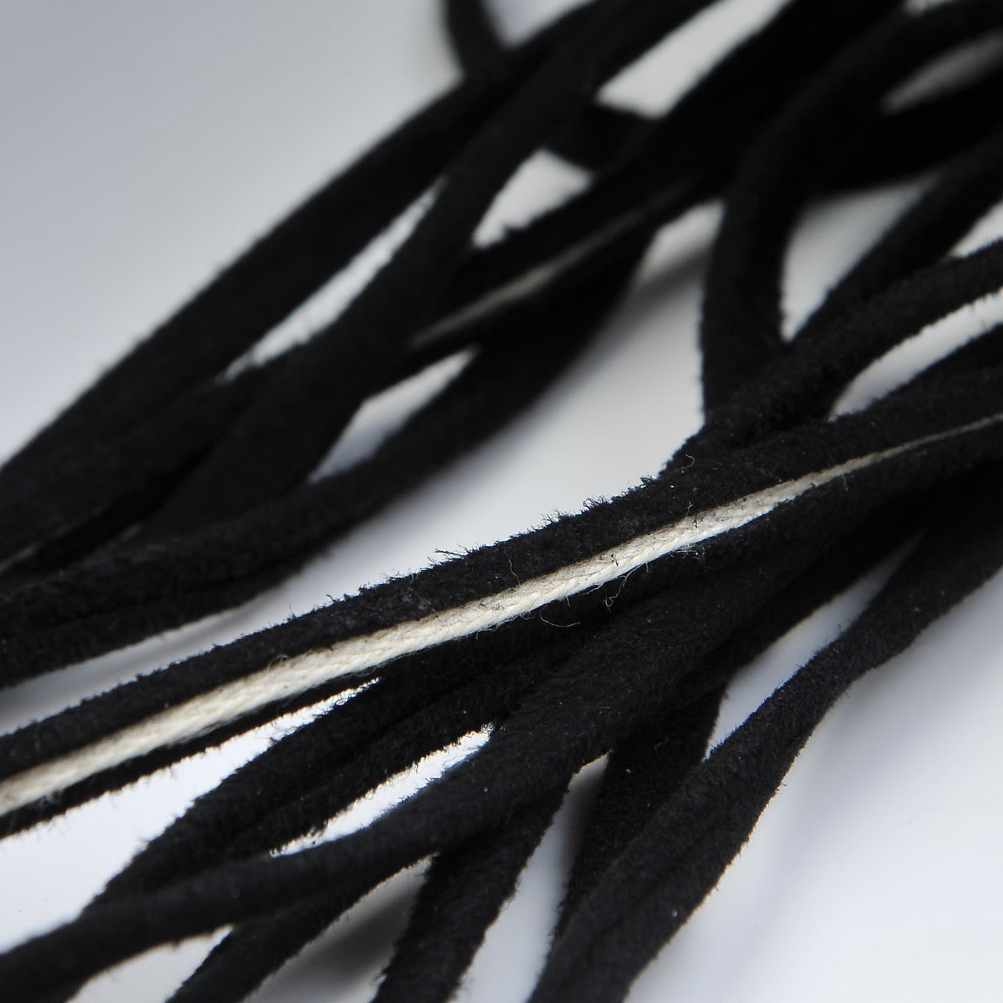 Suede Gloria Fringe Boots 38.5 Black