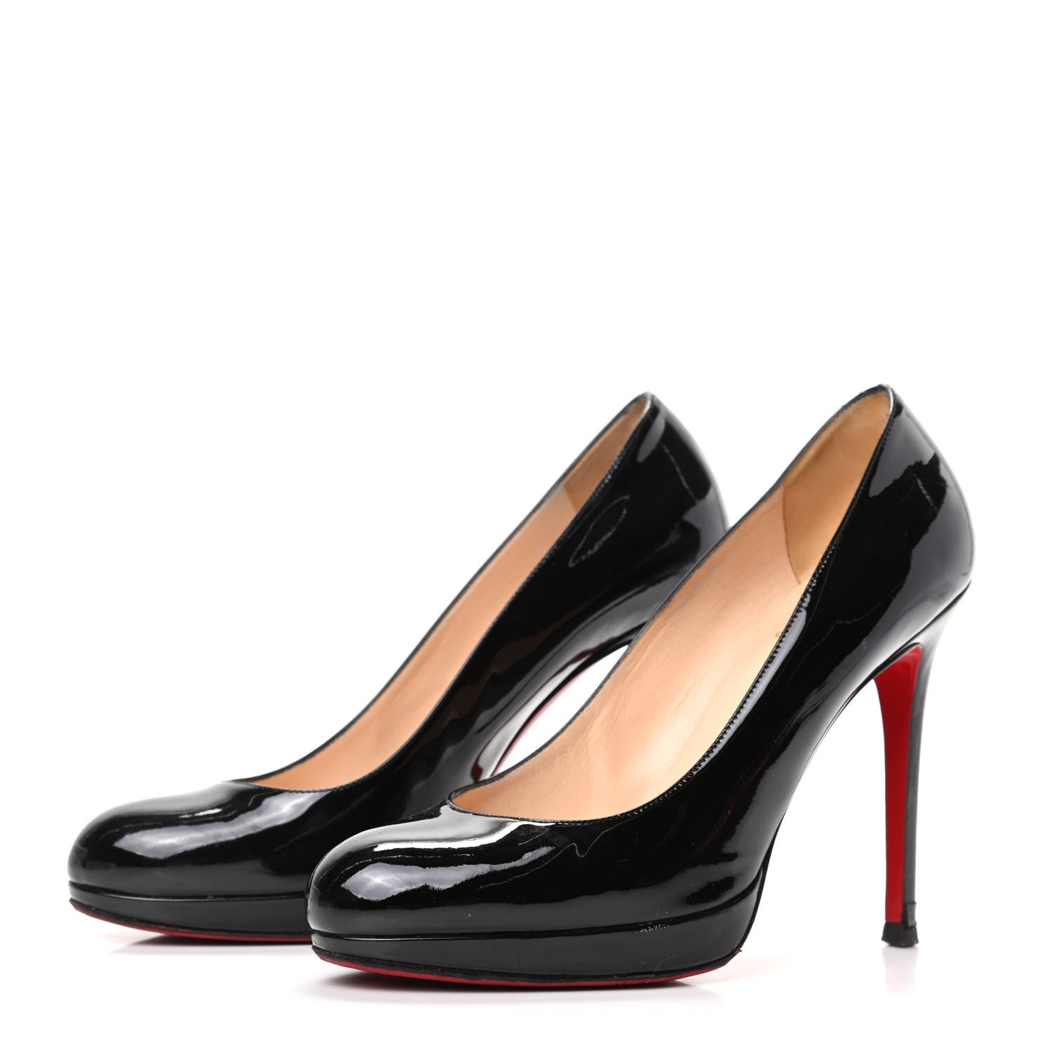 Christian Louboutin Patent New Simple 120 Pumps 38 Black 3 of 8