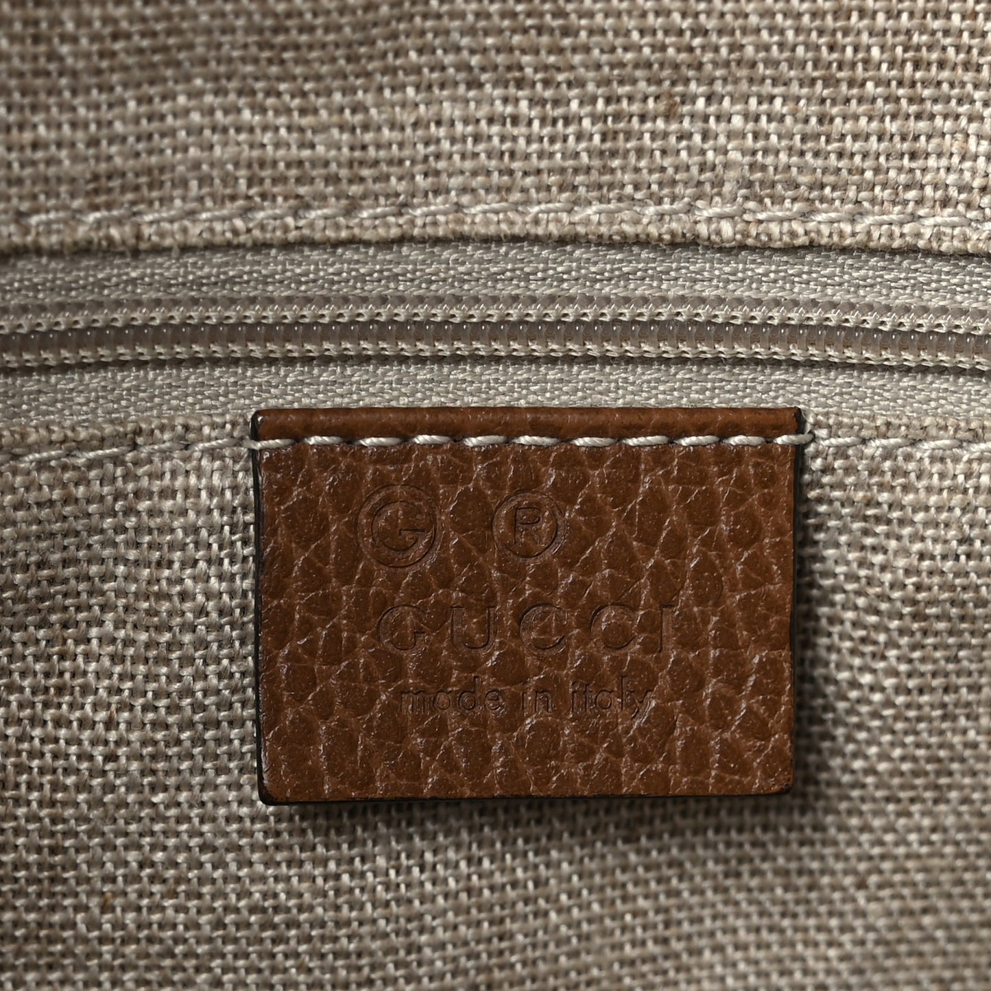 Soft GG Monogram Large Margaux Hobo Brown