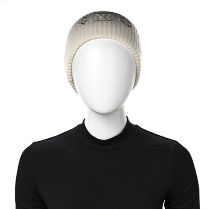 Louis Vuitton Wool Monogram LV Headline Beanie Hat White 2 of 6
