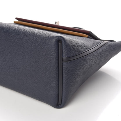 Hermes Togo Swift 24/24 29 Bleu Nuit Bleu Indigo Bordeaux 10 of 11