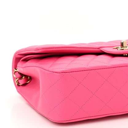 Chanel Caviar Quilted Medium Double Flap Rose 9 of 11