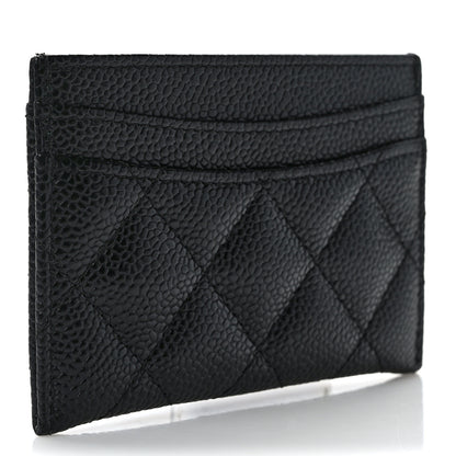 Chanel Caviar Quilted Card Holder Black 3 of 8