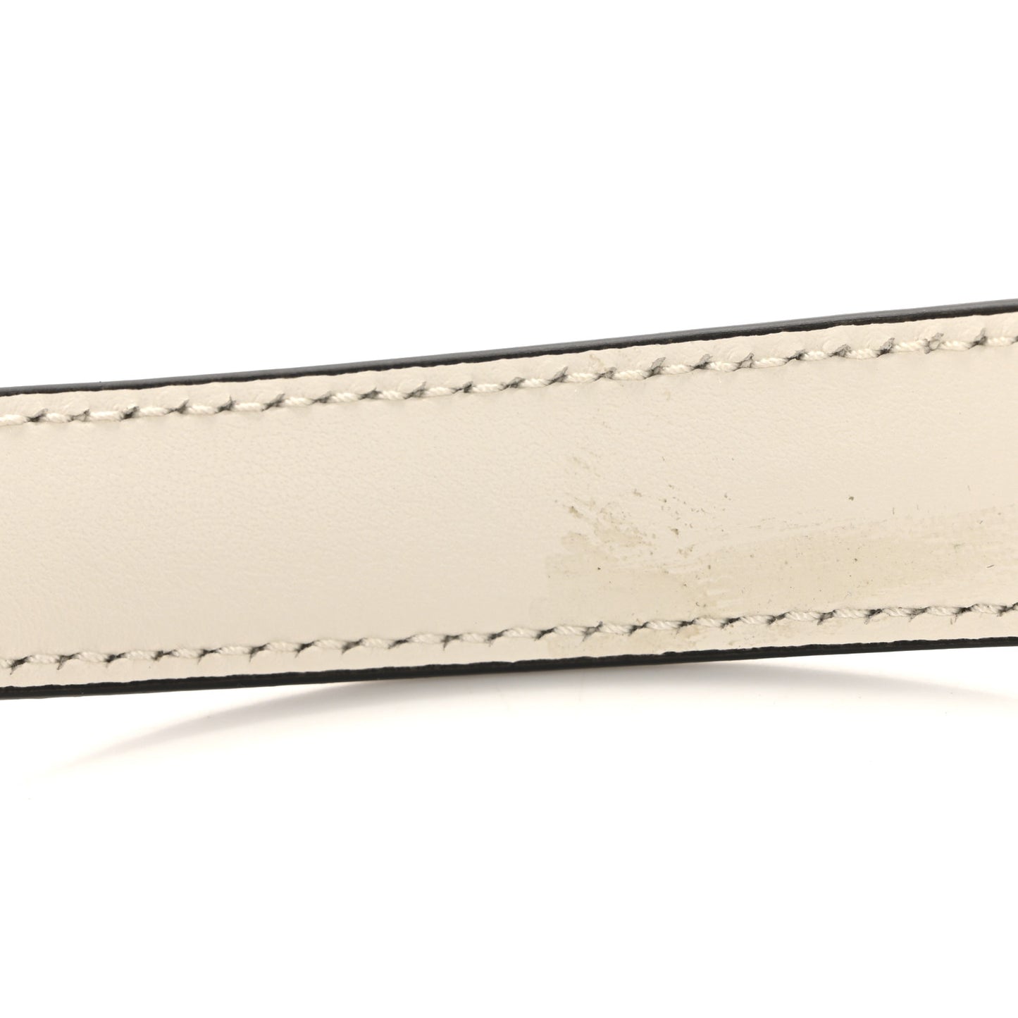 Soft Calfskin Arque Shoulder Bag White