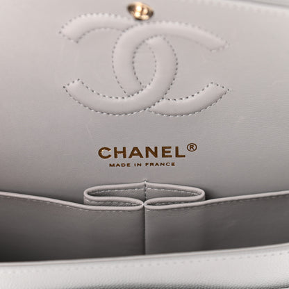 Chanel Caviar Quilted Small Double Flap Grey 6 of 10