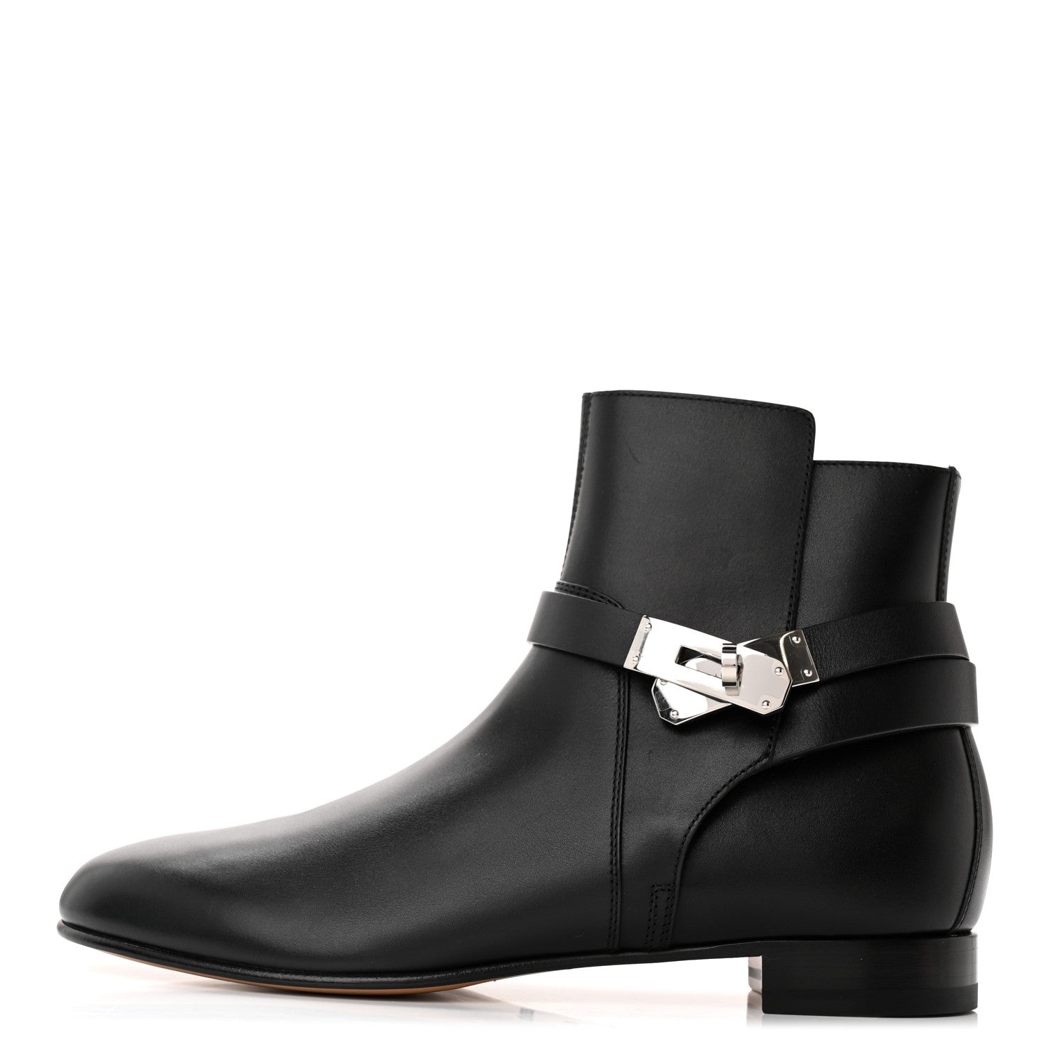Hermes Calfskin Neo Low Boots 40 Black 1 of 13