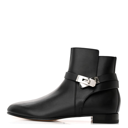 Hermes Calfskin Neo Low Boots 40 Black 1 of 13