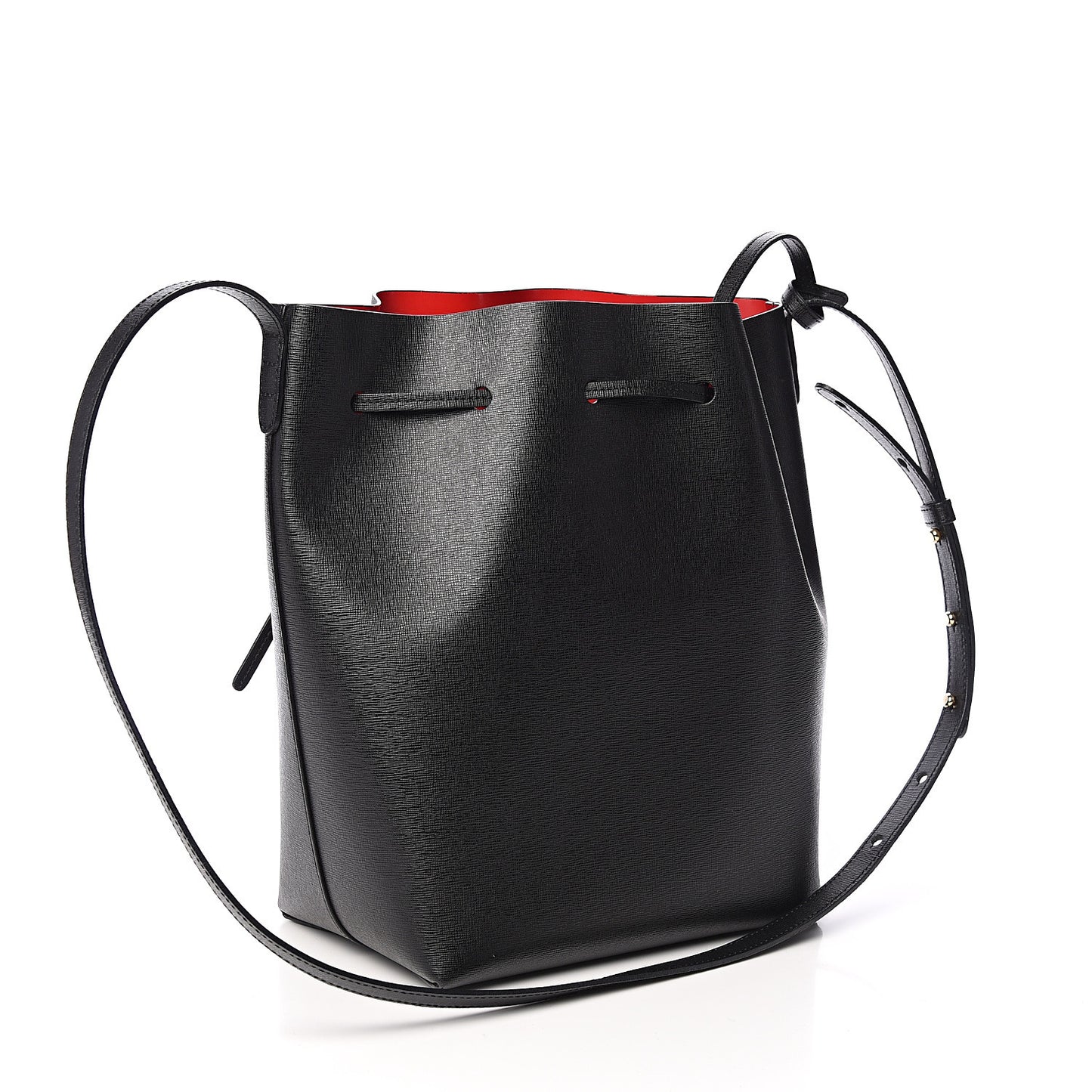 Saffiano Bucket Bag Black Flamma