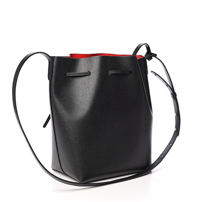 Mansur Gavriel Saffiano Bucket Bag Black Flamma 3 of 10