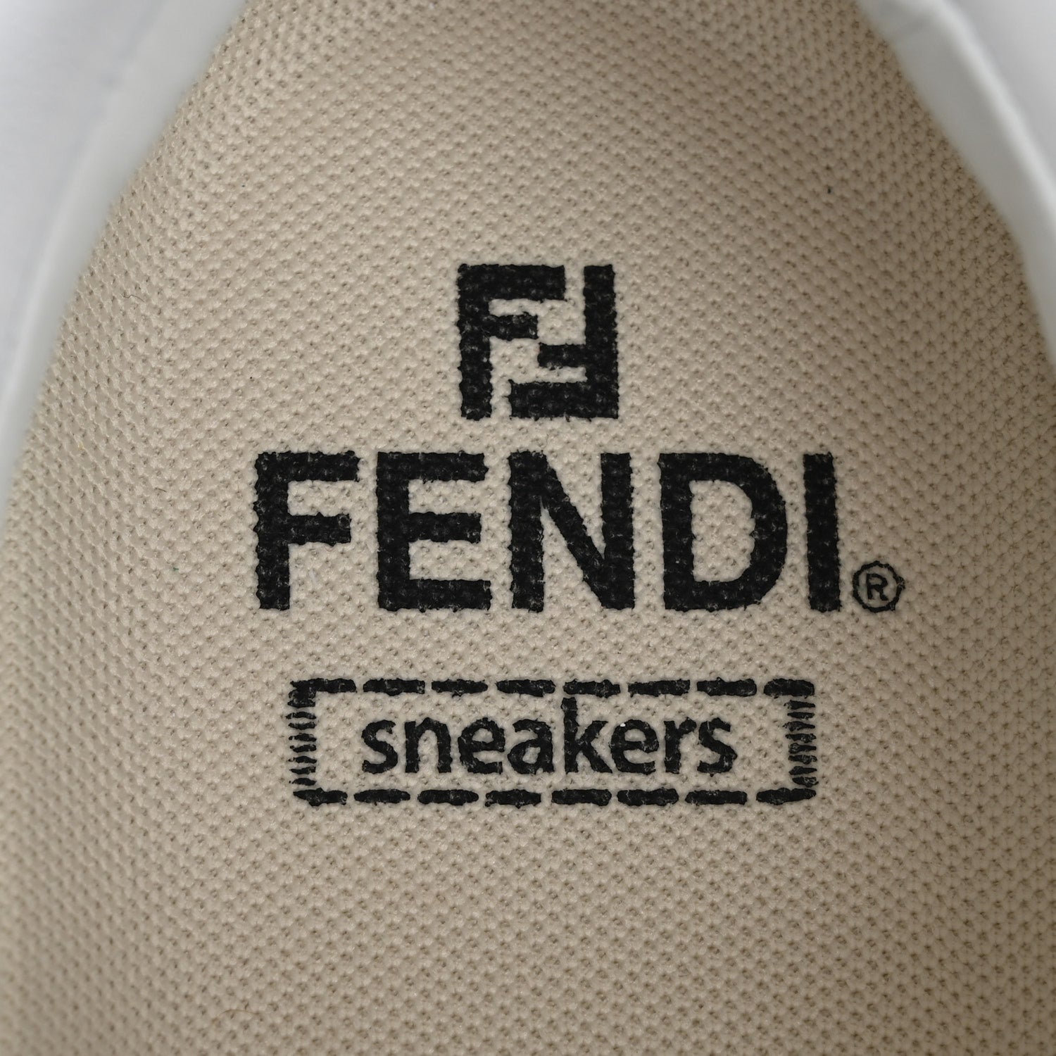 Fendi Calfskin Womens Fendi Match Low Top Sneakers 38 White Beige 7 of 16