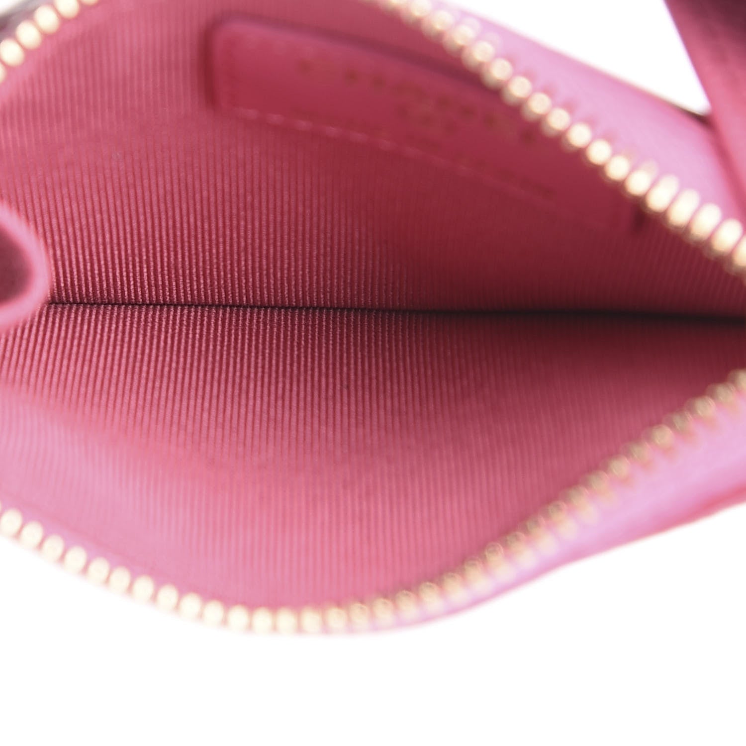 Chanel Caviar Quilted CC Zip Card Holder Pink 4 of 6