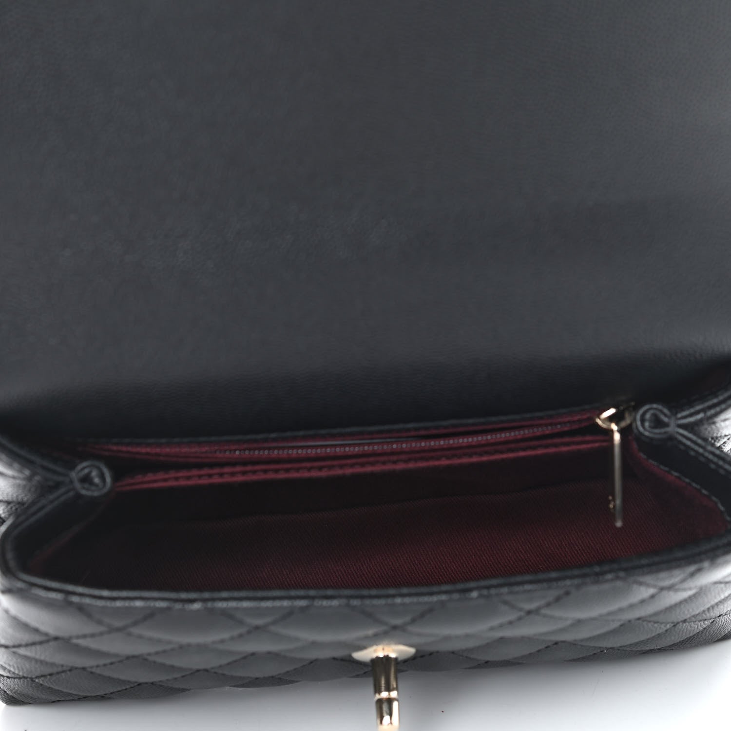 Chanel Caviar Quilted Mini Coco Handle Flap Black 5 of 9