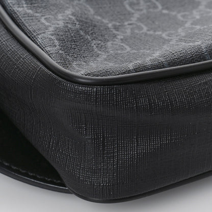 Gucci Soft GG Supreme Monogram Web Belt Bag Black Grey 8 of 9