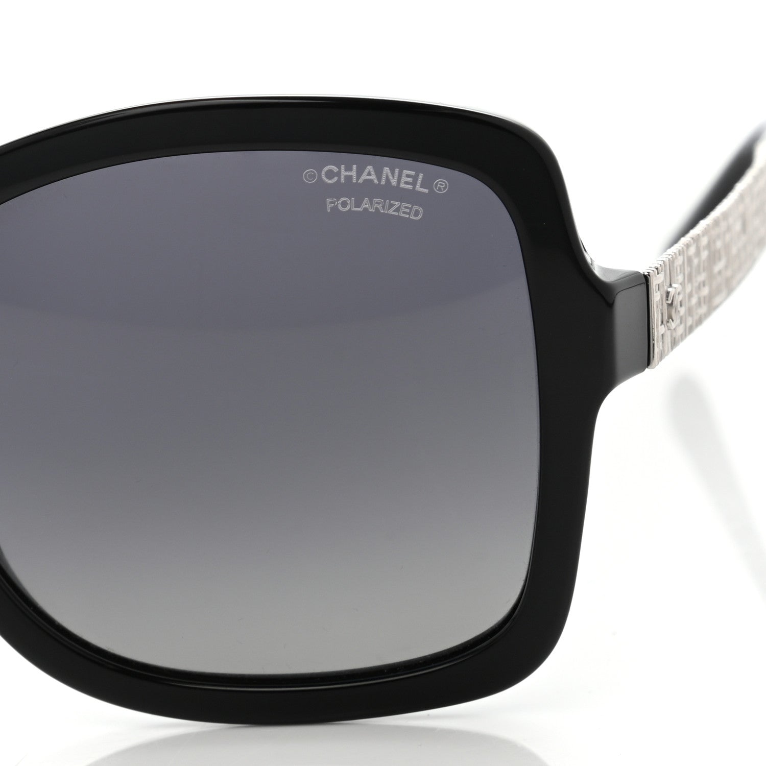 Chanel Square Winter Polarized Sunglasses 5383 Black 7 of 7