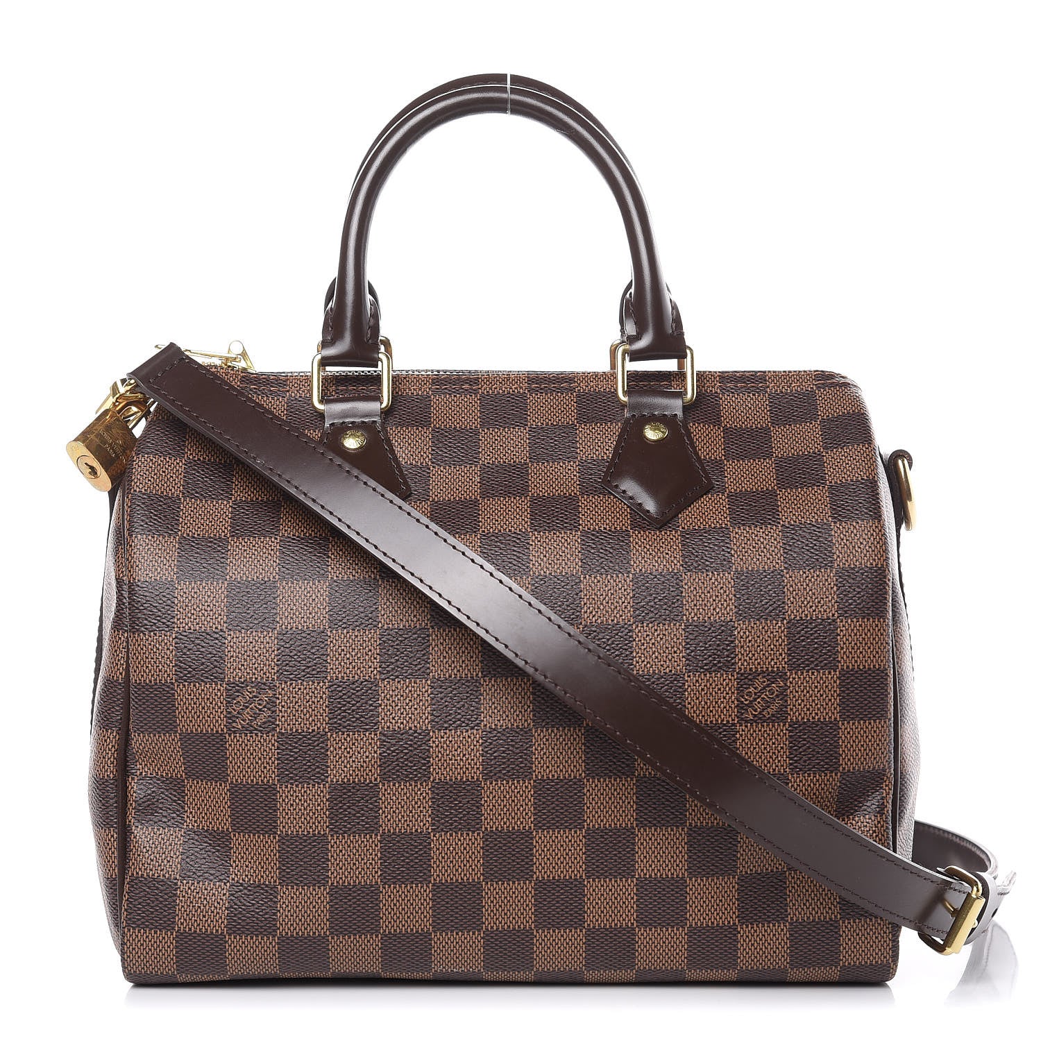 Louis Vuitton Damier Ebene Speedy Bandouliere 25 1 of 10