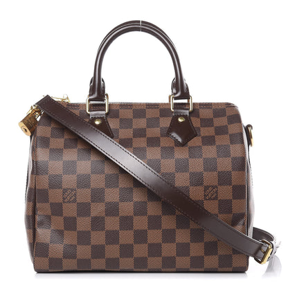 Louis Vuitton Damier Ebene Speedy Bandouliere 25 1 of 10