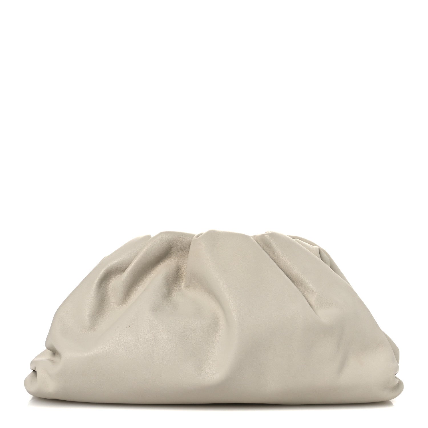 Bottega Veneta Smooth Butter Calf The Pouch Oversized Clutch Plaster 1 of 12