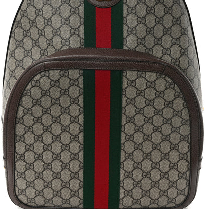Gucci GG Supreme Monogram Medium Ophidia Day Backpack Brown 8 of 11