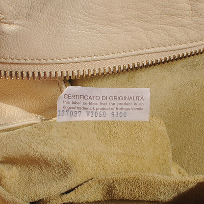 Bottega Veneta Woven Leather Satchel Beige 7 of 8