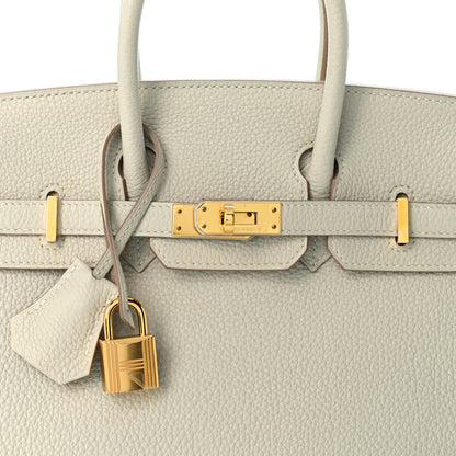 Hermes Togo Birkin 25 Gris Perle 8 of 10