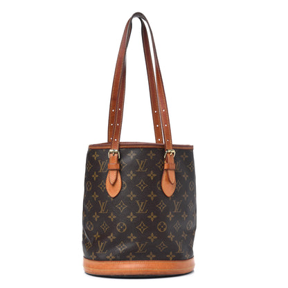Louis Vuitton Monogram Petit Bucket 23 1 of 33