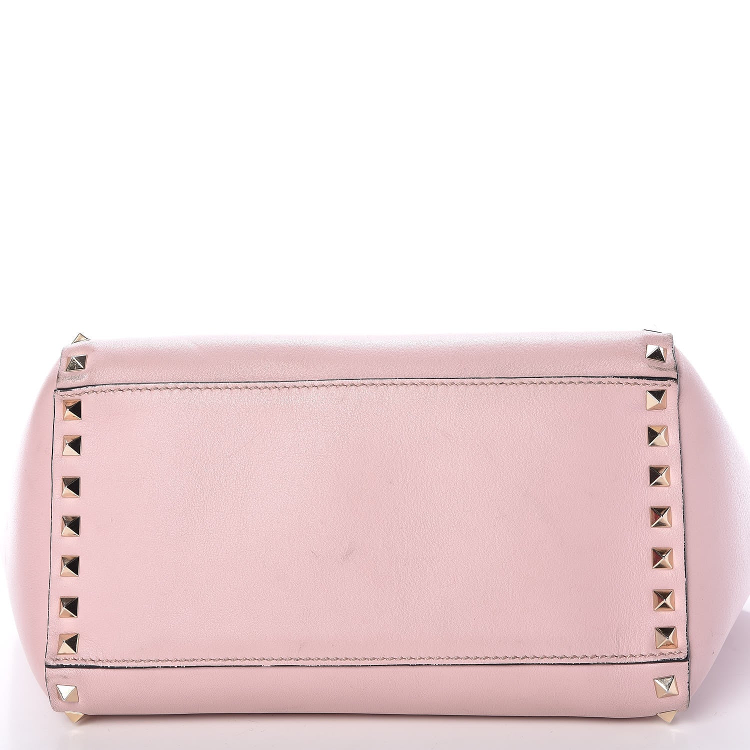 Valentino Garavani Vitello Small Rockstud Double Handle Tote Water Rose 10 of 17