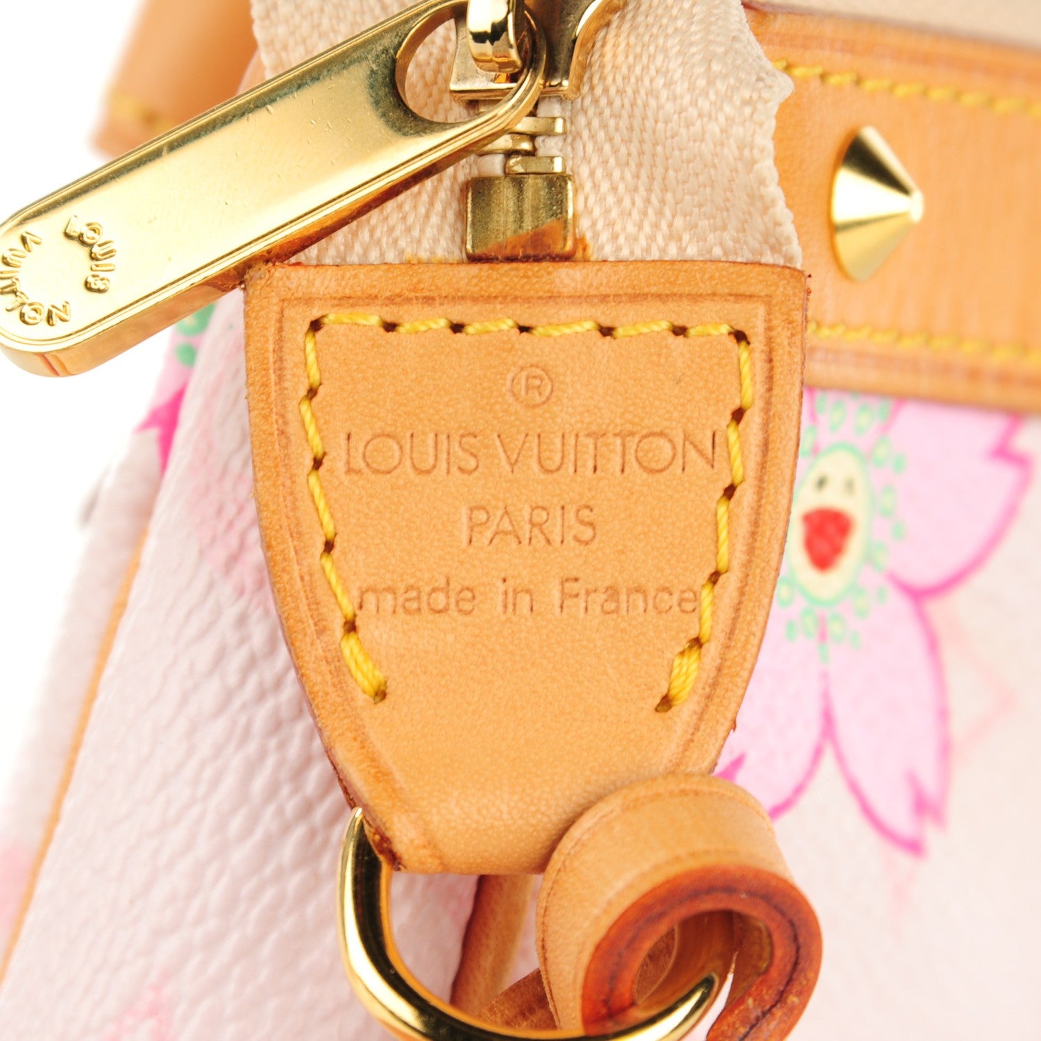 Louis Vuitton Monogram Cherry Blossom Pochette Accessories Pink 7 of 7