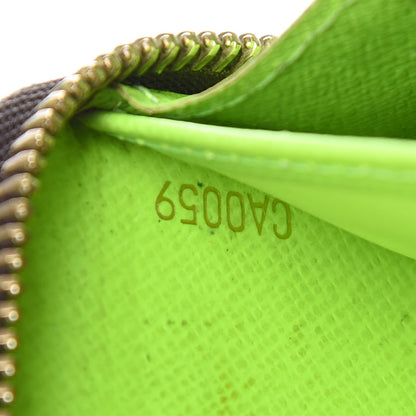 Louis Vuitton Monogram Graffiti Zippy Wallet Green 7 of 15